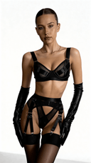 Black Rivet - Lingerie Set