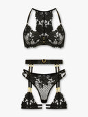 Black Lace Desire - Lingerie Set